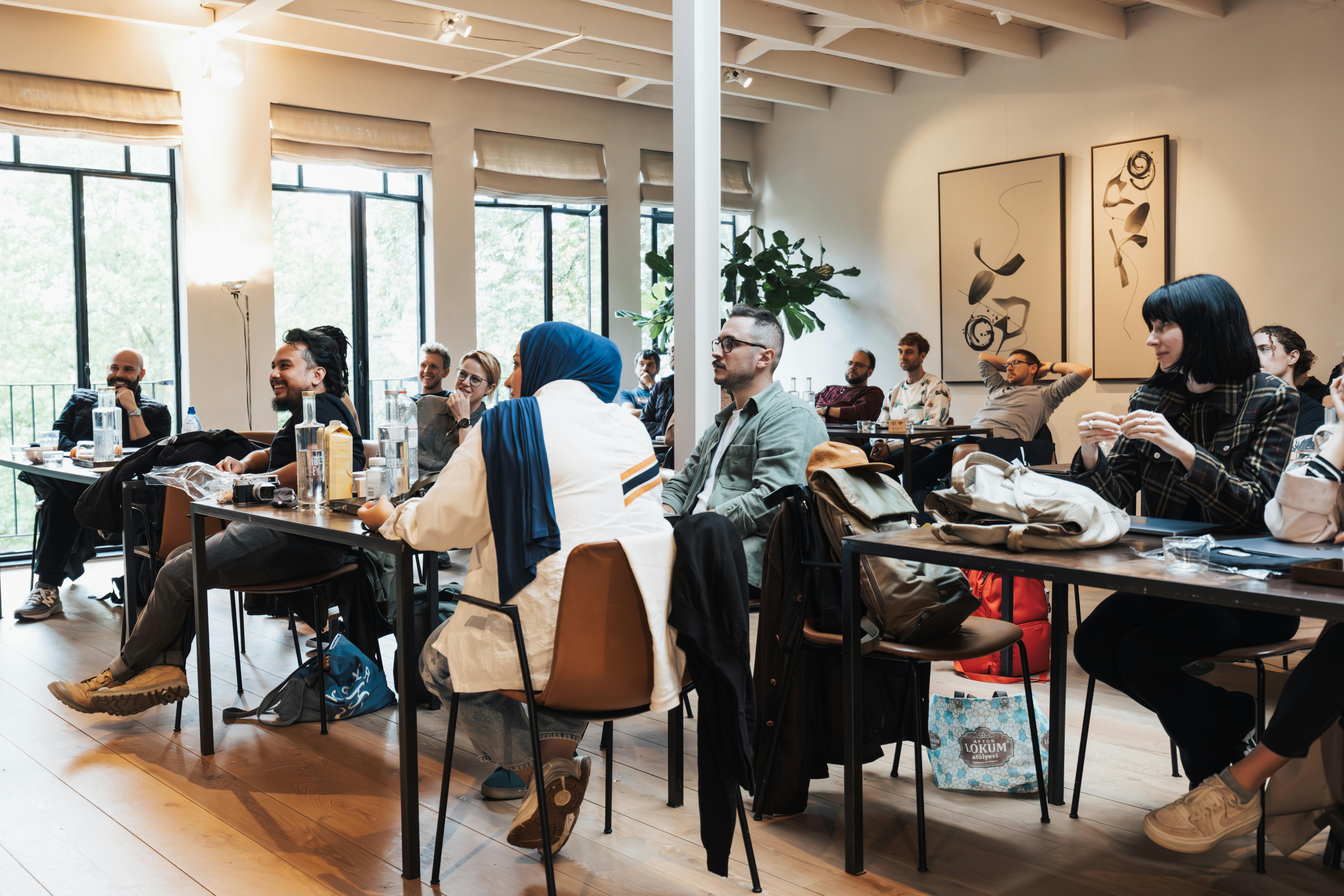 Photo prise pendant l'atelier de telle thême