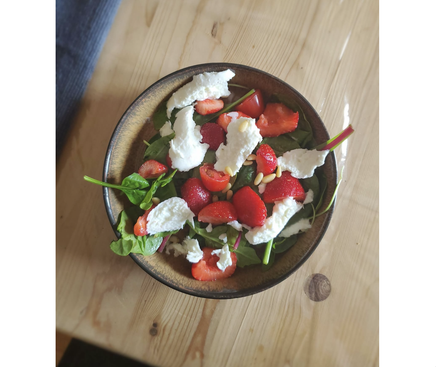 Recette de salade de fraises et mozzarella