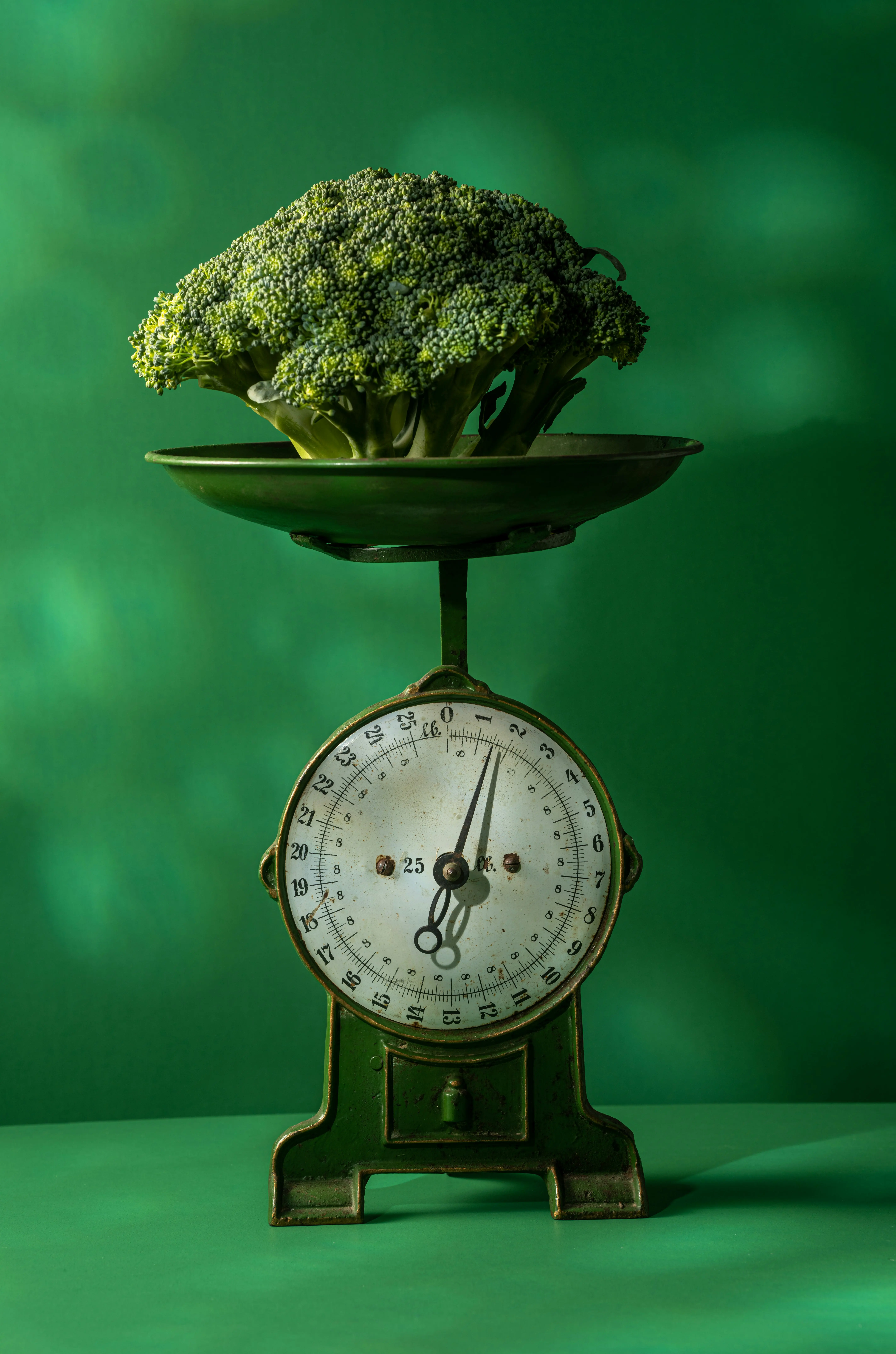 Photo d'une balance portant un légume